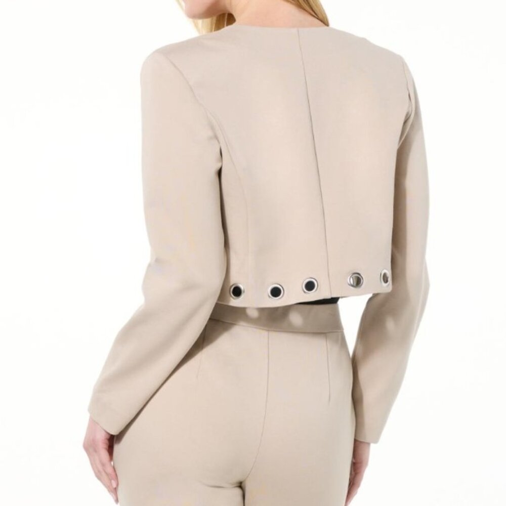 GREY by Jhoan Sebastian Grey 3-in-1 Ponte Blazer MEDIUM PETITE - Picture 3 of 12